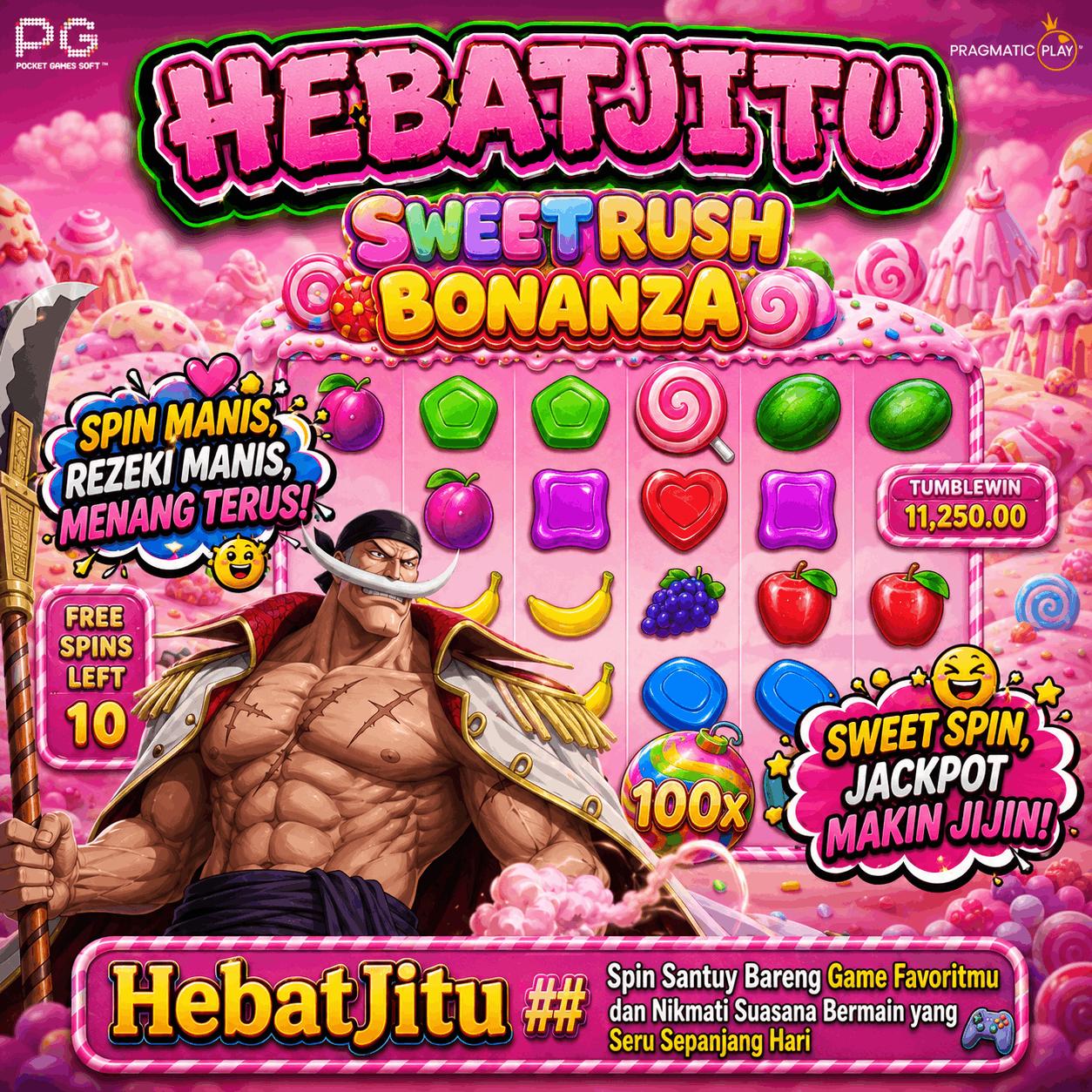 Galeri foto HebatJitu ## Spin Santuy Bareng Game Favoritmu dan Nikmati Suasana Bermain yang Seru Sepanjang Hari di Bali